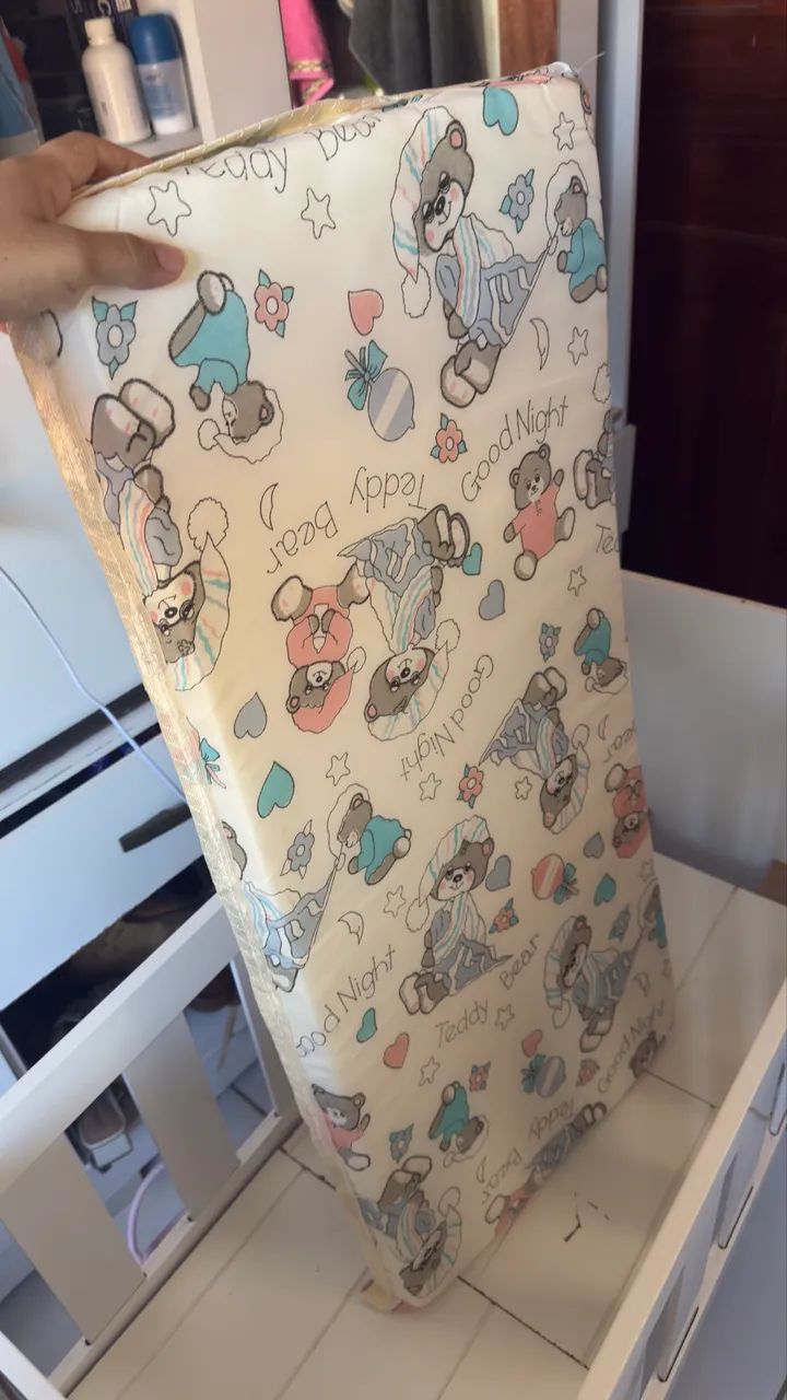Vendo mini berço , com colchão pouquíssimo usado  - Foto 4