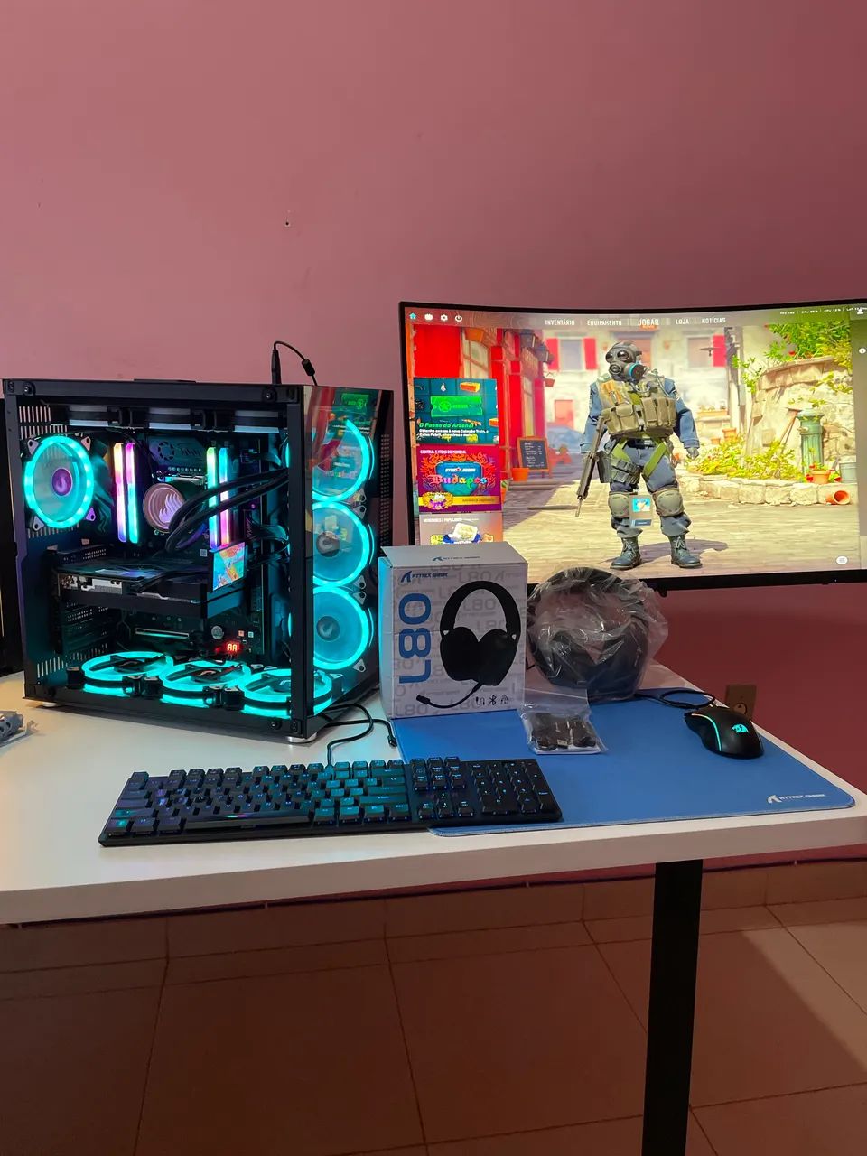 PC Gamer Completo | Monitor + Periféricos.