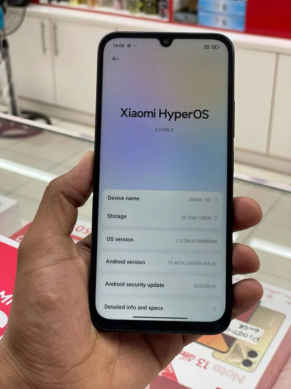 Redmi 15C 128GB + 8GB Ram Preto - Foto 3