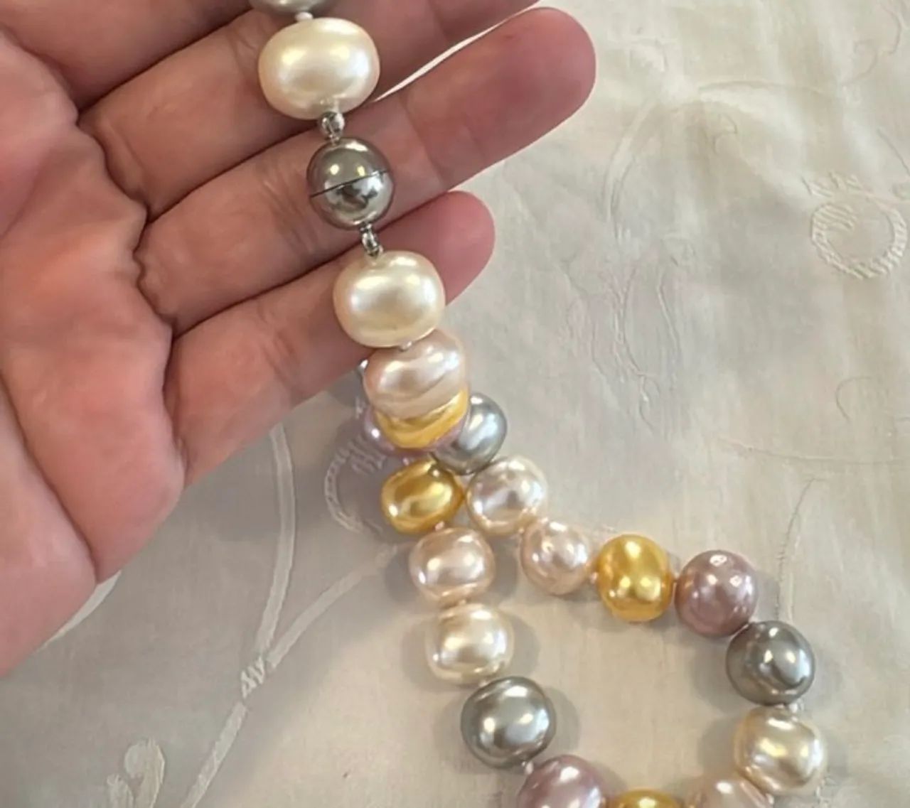 Colar de pérolas de água doce  - Foto 5