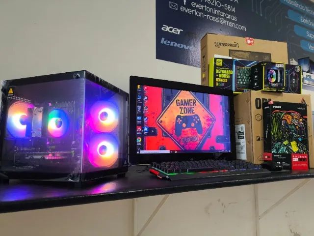 PC GAMER NOVO COMPLETO COM GARANTIA - Foto 2