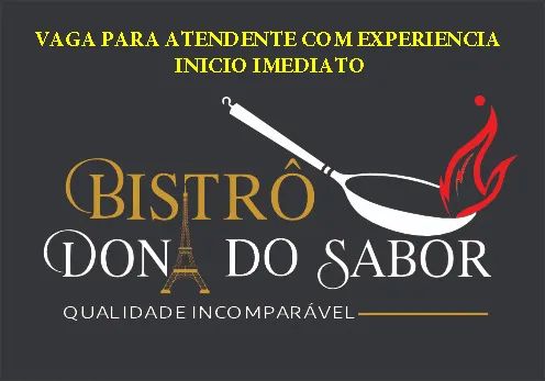 ATENDENTE PARA LANCHONETE COM EXPERIENCIA