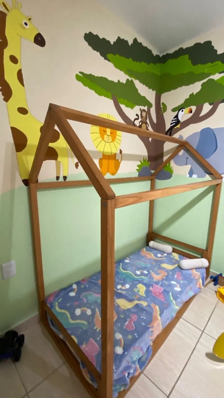 Cama montessoriana infantil + colchão  - Foto 2