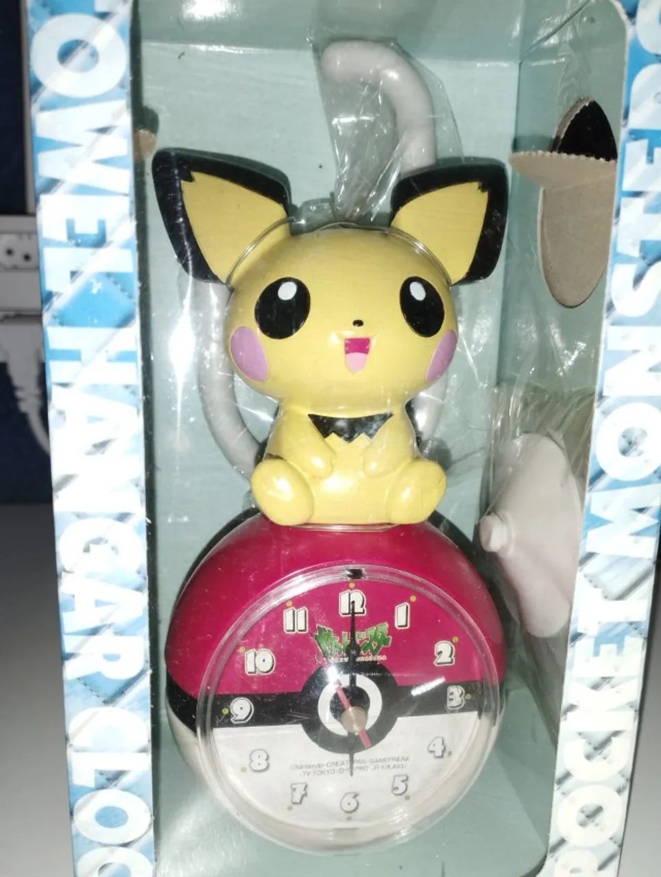 Relógio despertador Pichu japonês BANPRESTO 2001 lacrado - Foto 5