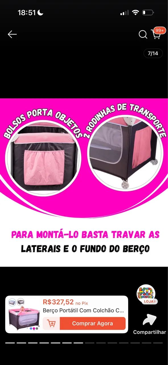 Berço cercado - Foto 2