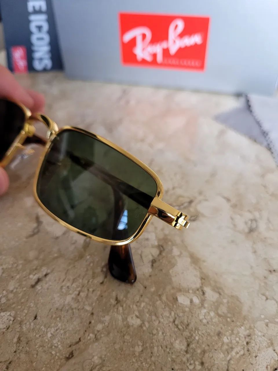 Oculos de sol Ray ban A$ap rocky clássico  - Foto 4