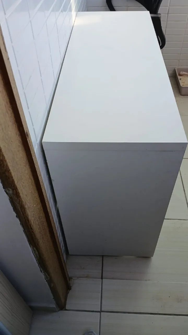 Escrivaninha Branca - Conservada - Foto 3