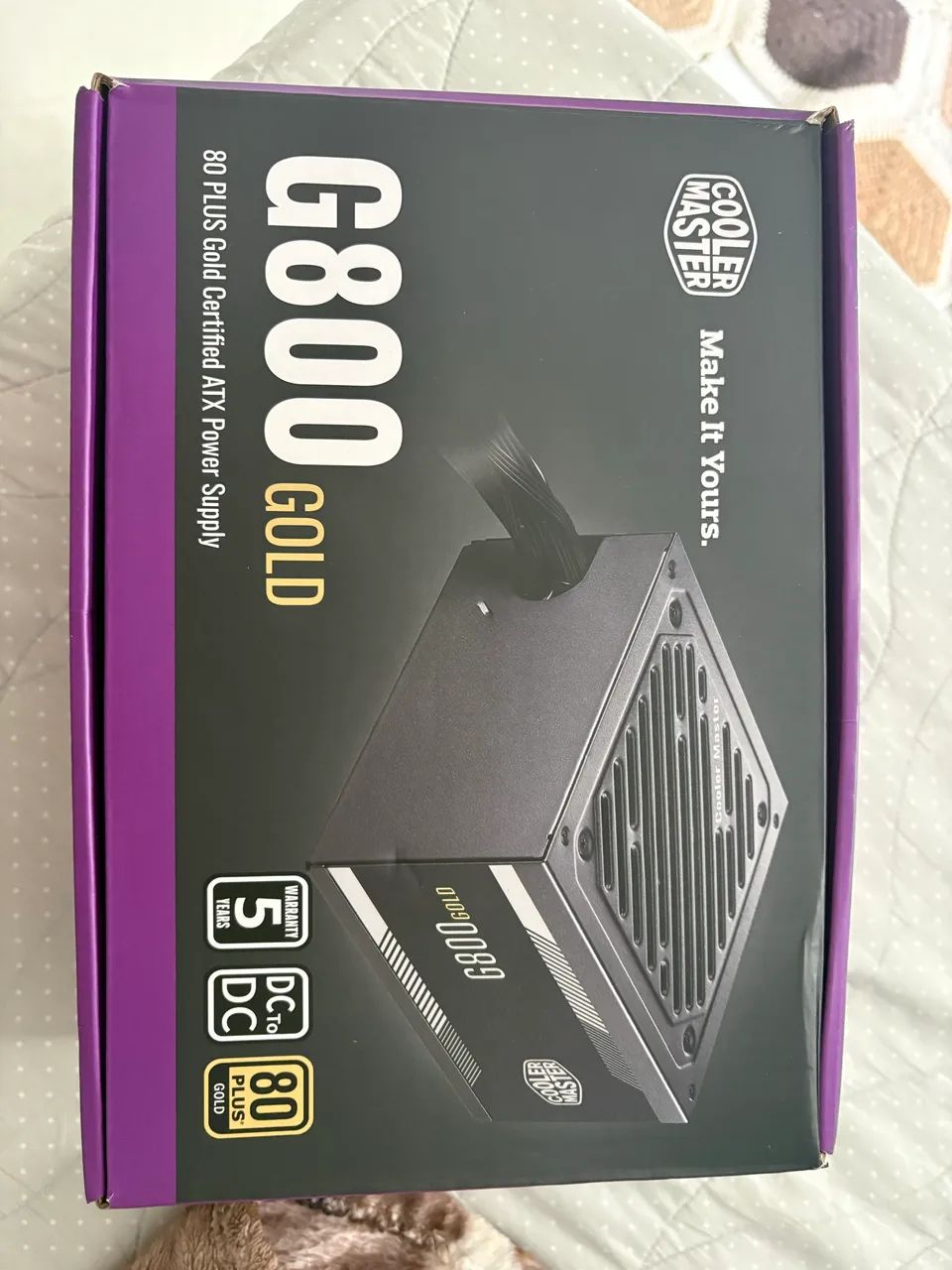 Fonte Cooler Master g800w gold 80plus - Foto 2