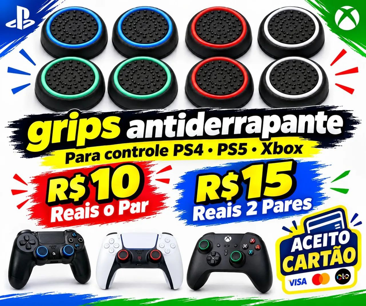 Grips Para Analógicos de Controles 