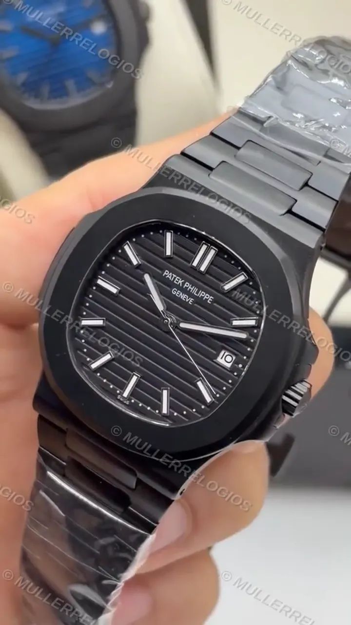 Patek Philippe Nautilus Clone Base ETA All Black - Foto 2