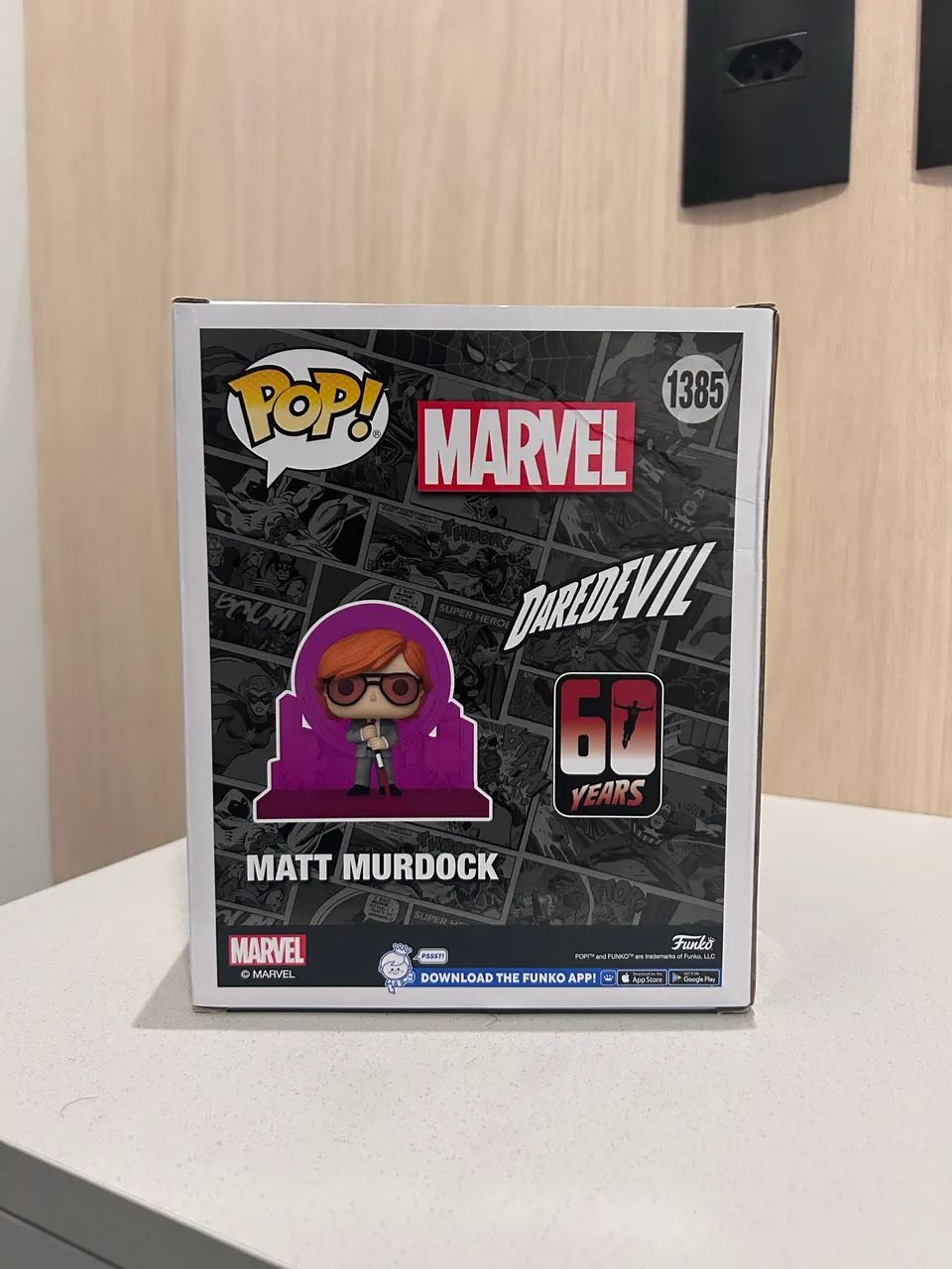 Boneco Funko Pop! 1385 Matt Murdock com Radar - Daredevil Marvel - Foto 3