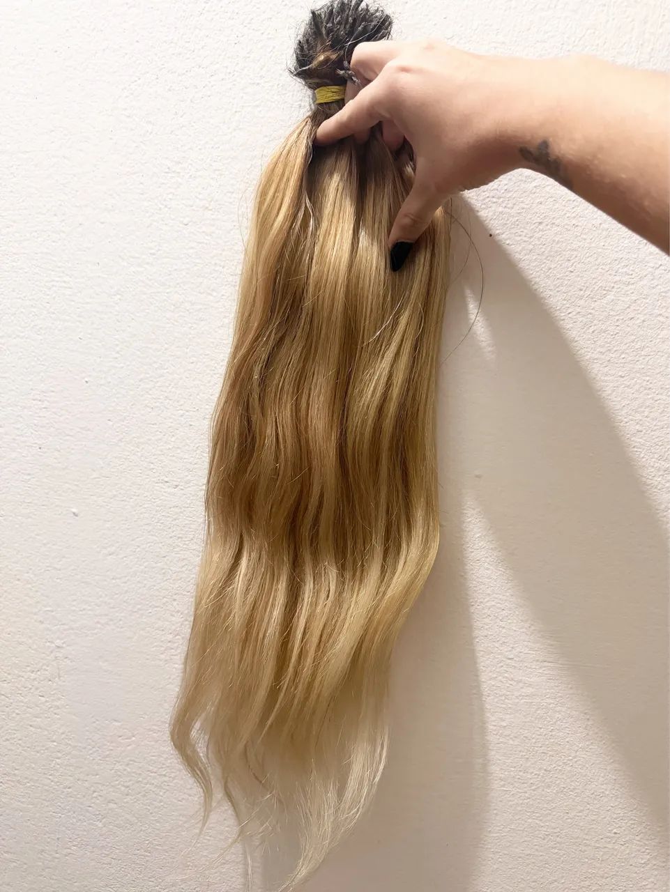 Mega hair brasileiro loiro mel 