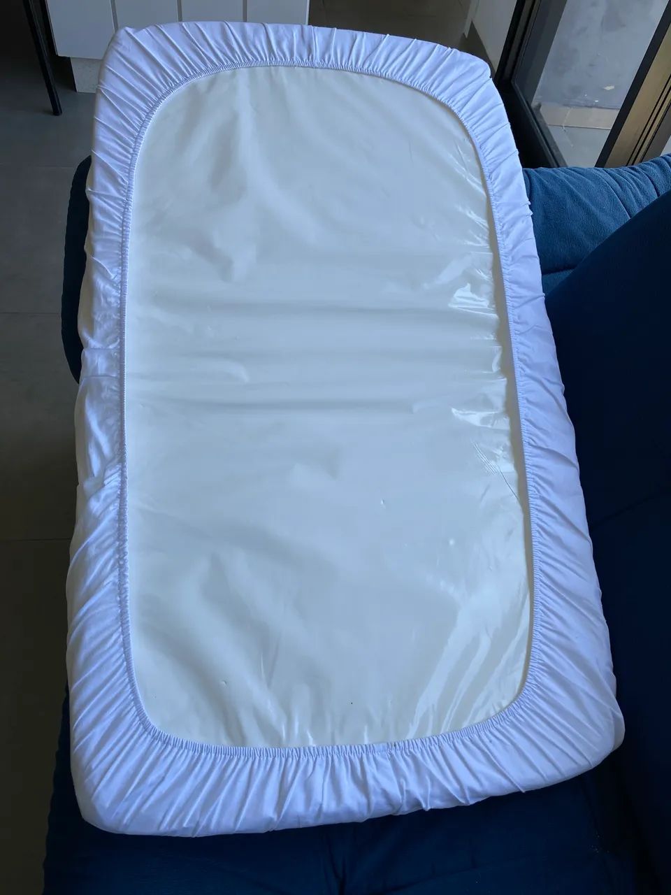 Colchão infantil com capa protetor impermeável 90cm x 50cm