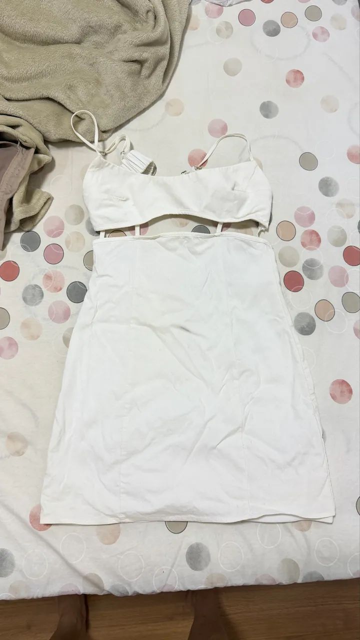 Vestidos curtos (branco)