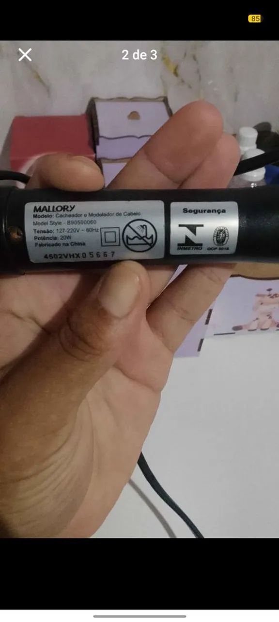 modelador de cachos (babyliss) da Mallory Model Style - Foto 2