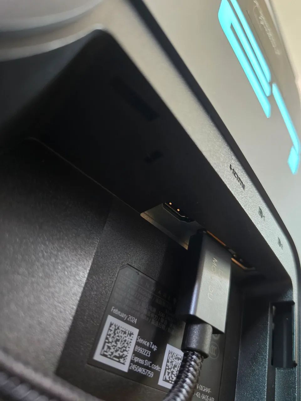 MONITOR OLED 27" 360HZ QHD ALIENWARE - Foto 4