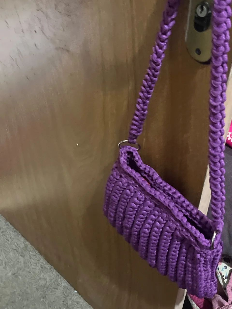 Bolsa  crochê  - Foto 3