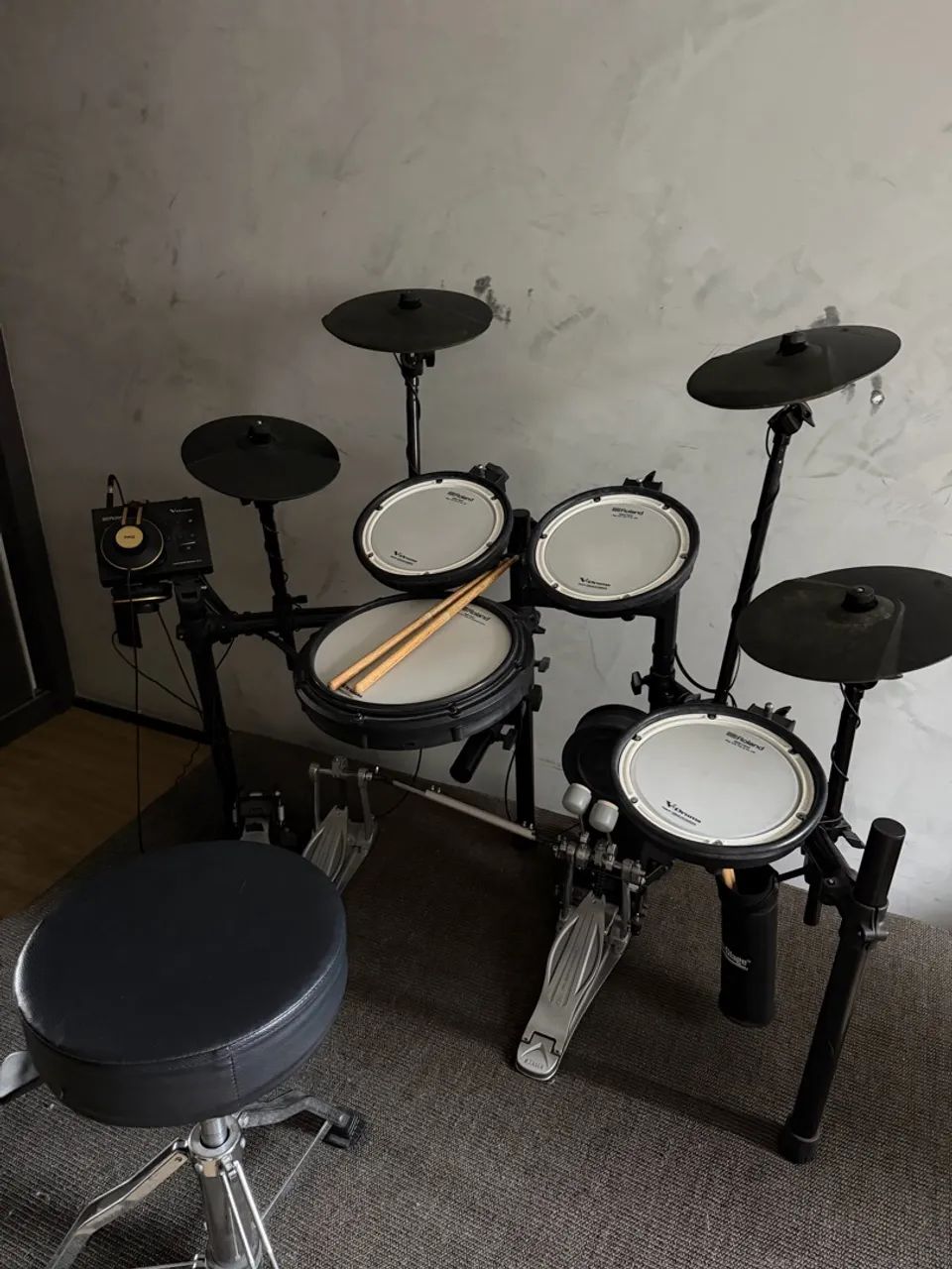 Roland TD-07 KV + Piso elevado + Pad Extra Prat - Foto 2