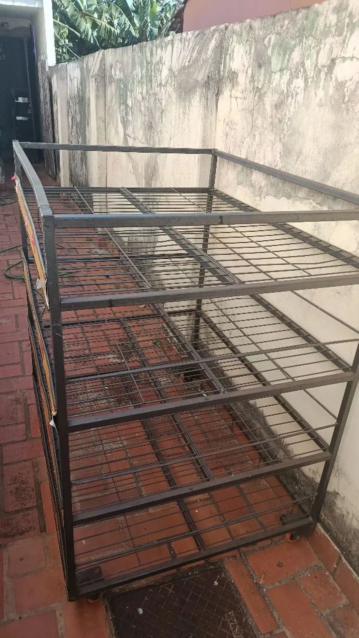 Expositor carrinho de ferro para mercados e conveniência aceito trocas   - Foto 3