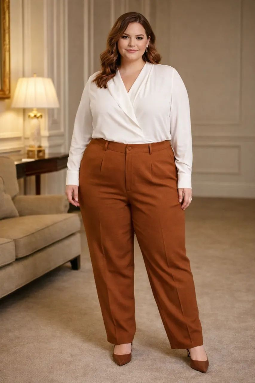 Calça plus size veste até 52 - Foto 3