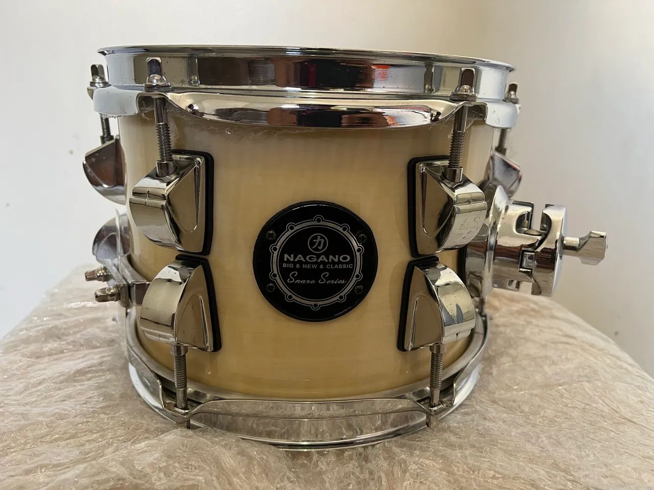 Caixa Bateria Madeira Nagano 8x6 New Beat + Clamp - Instrumentos