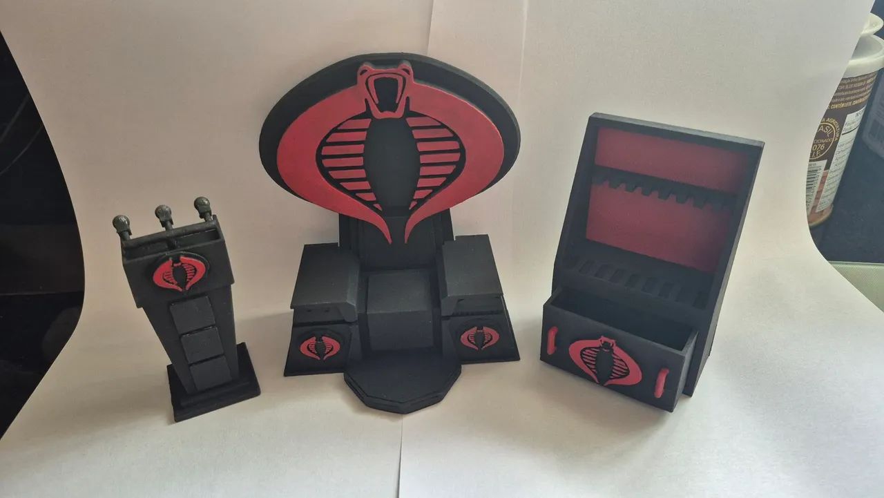 Gi joe commander cobra trono / stand / palanque 