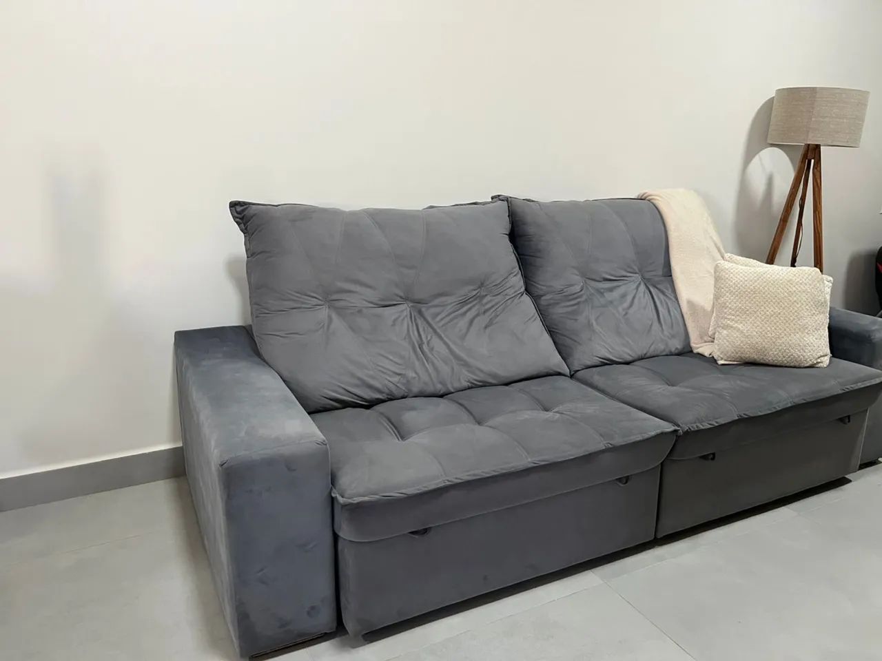 Sofá Retrátil reclinável 2,5 metros - Foto 2