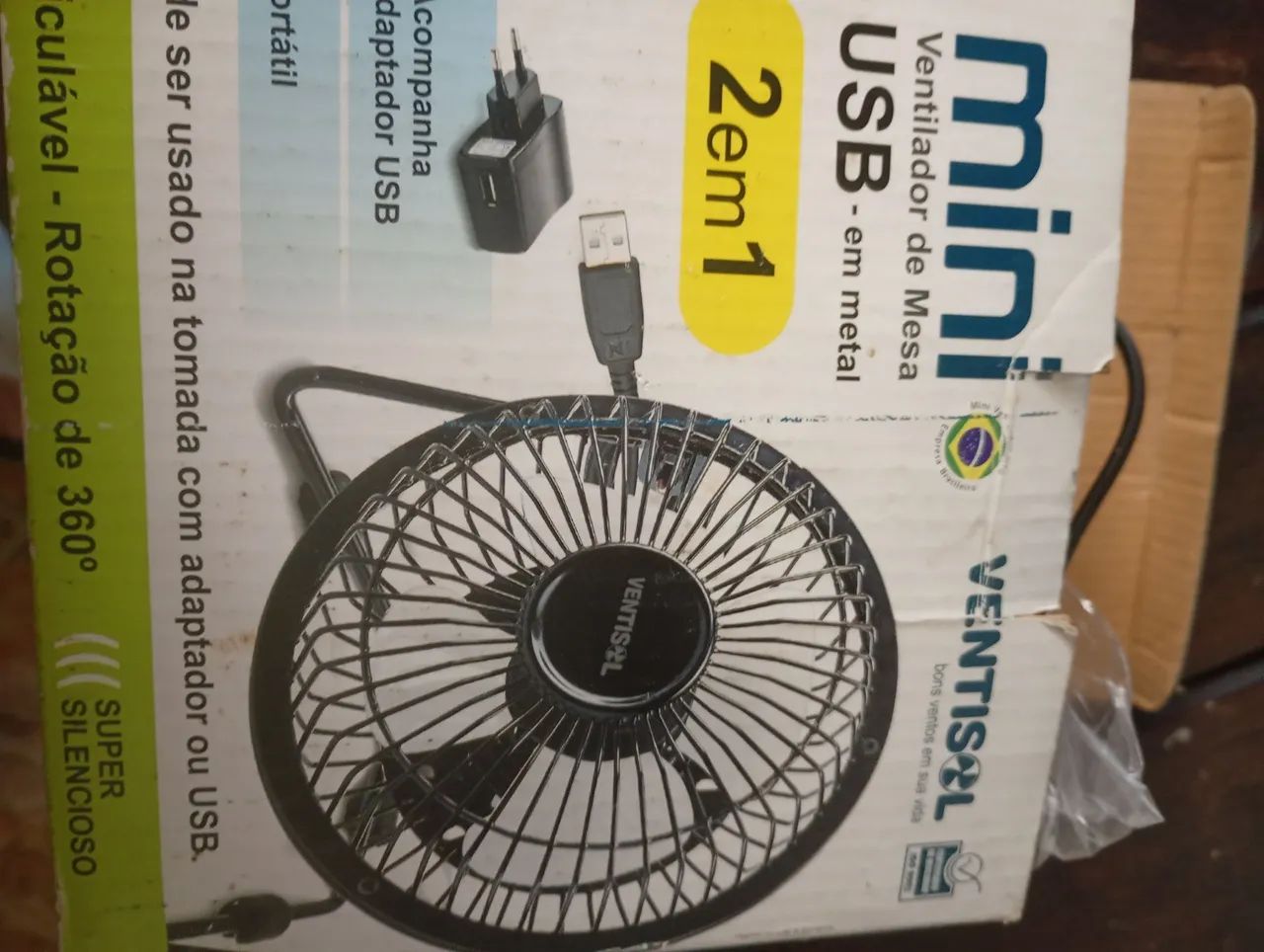 Mini ventilador USB - Foto 2