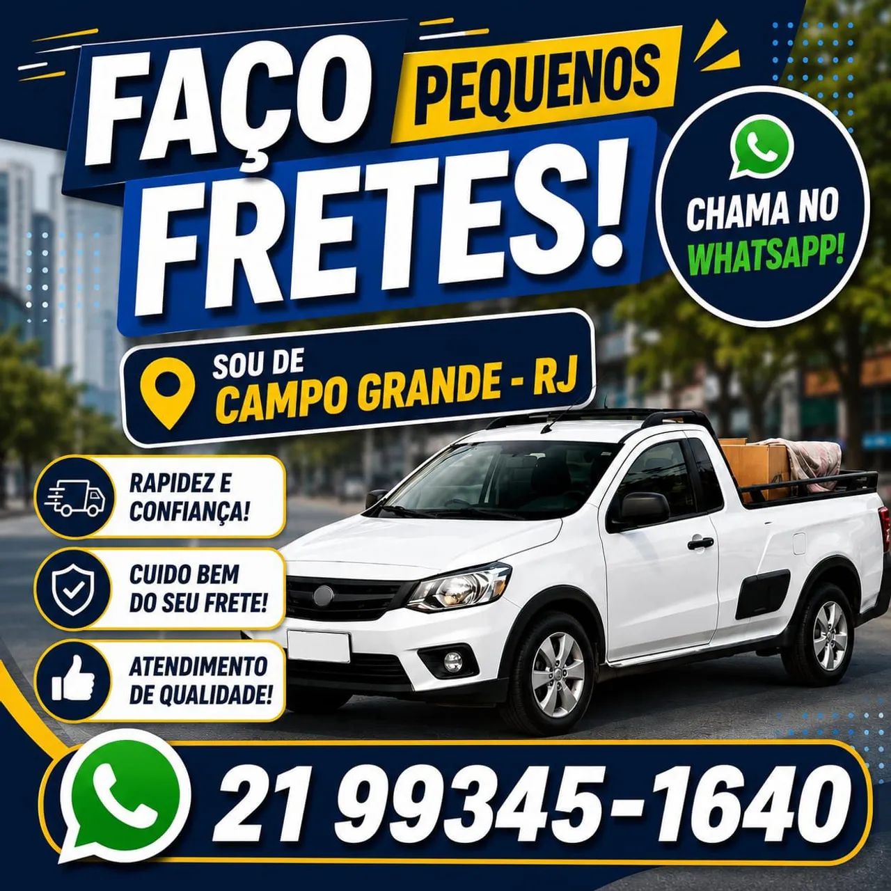 Frete para todo RJ 