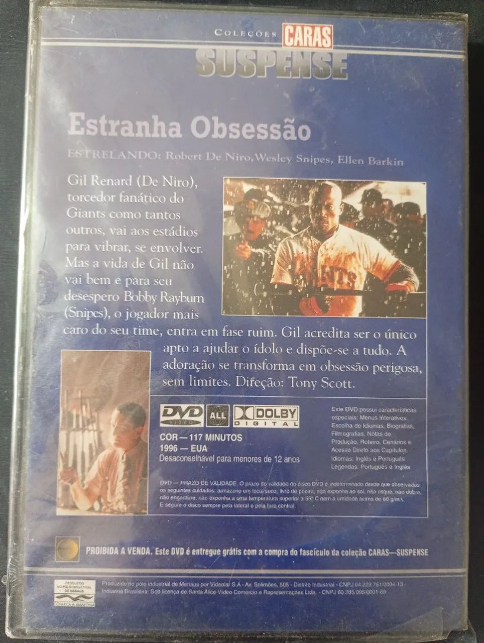 dvd Estranha obsessão (lacrado) - Foto 2