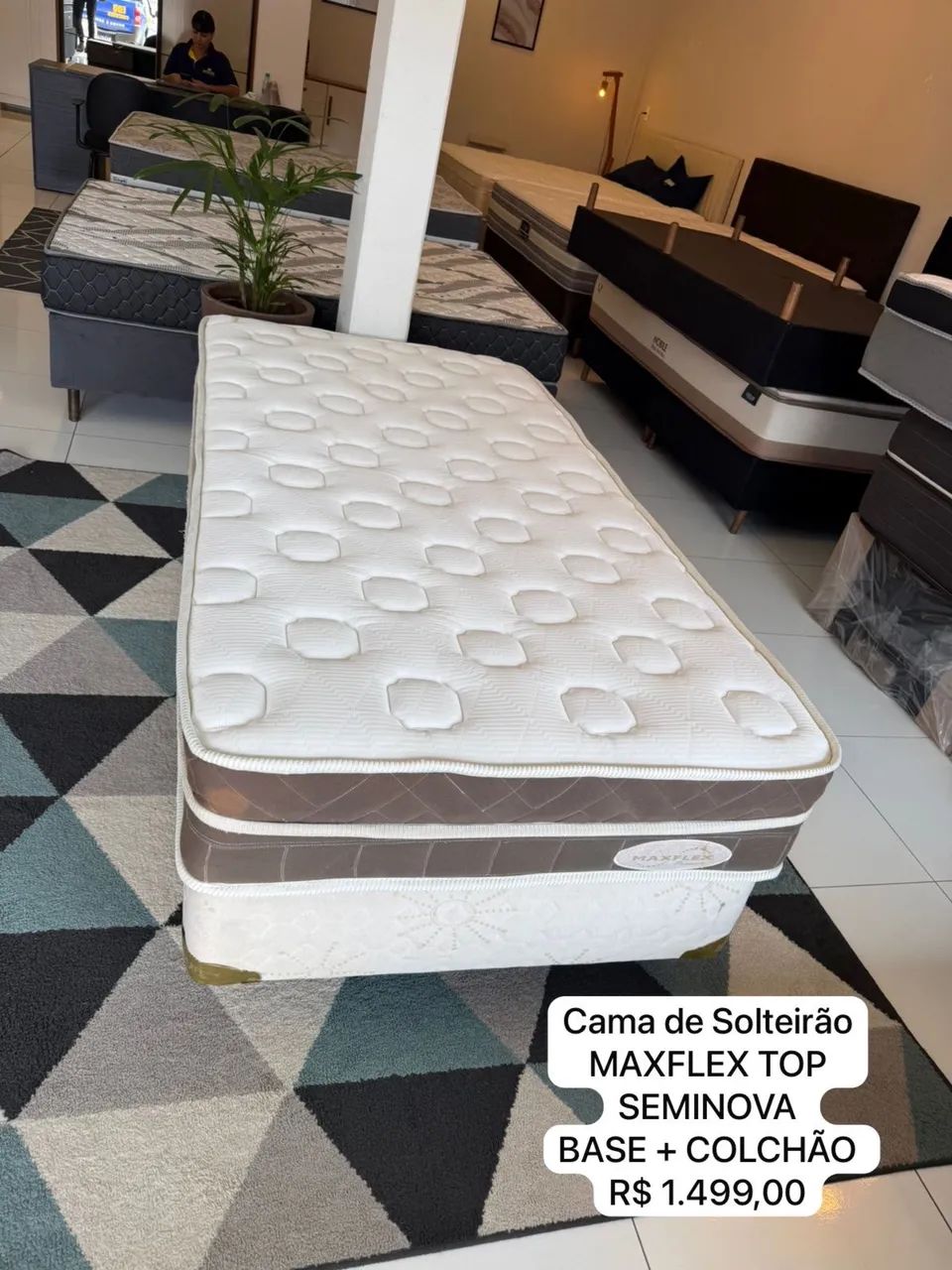 Colchão Solteirão MAXFLEX SEMINOVO - entrego!  - Foto 5