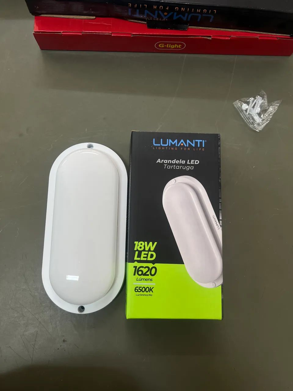 Luminária arandela led  tartaruga 18w