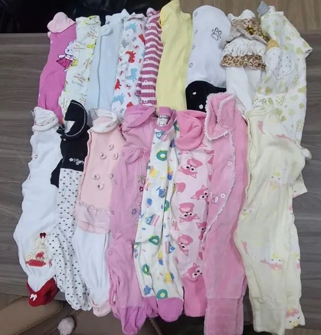 Lote de bebê menina Rn ao m - Foto 3
