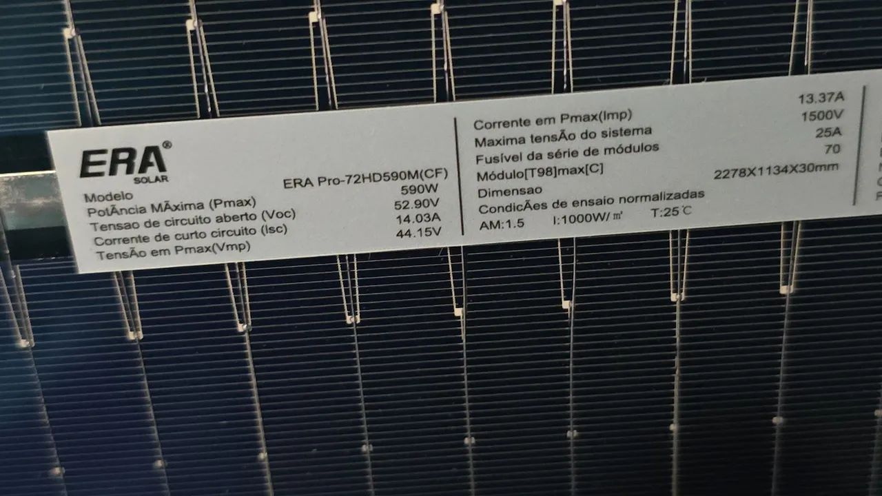 Placas Solares 550W (Rise) e Canadian 585- Energia Limpa e Econômica! - Foto 3