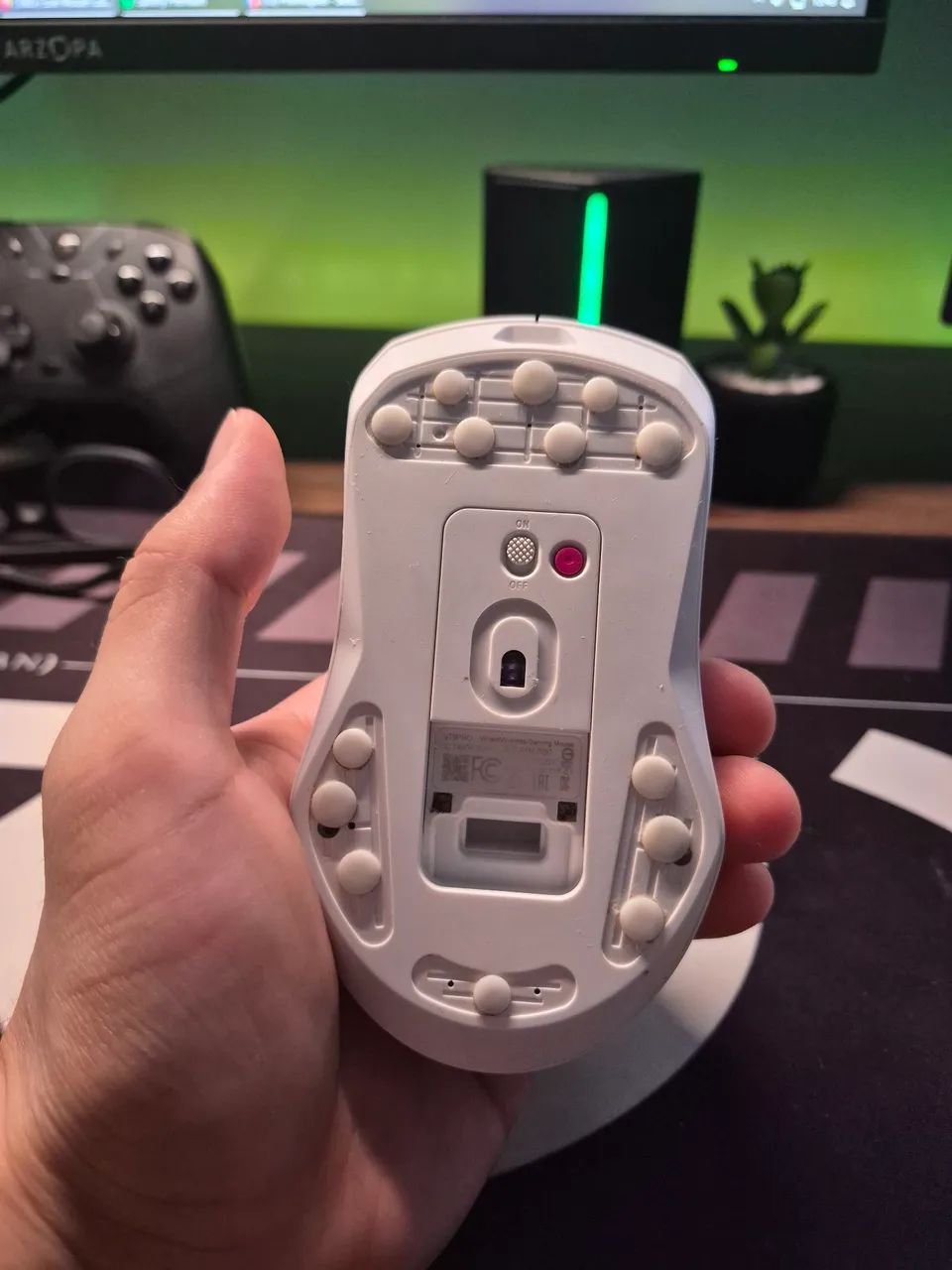 Mouse Rapoo VT 9 Pro com Feets Esports Tiger ICE V2 - Foto 5