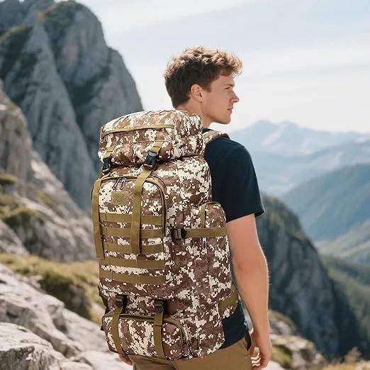 Mochila tática militar 80Litros 