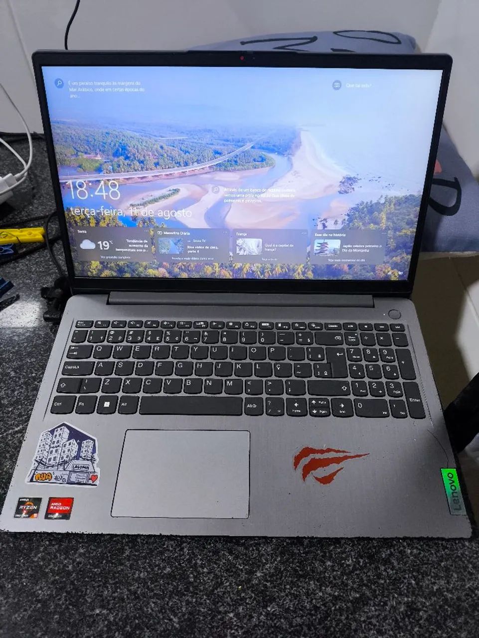 Notebook gamer Ideapad 3 (troco ou vendo) - Foto 2