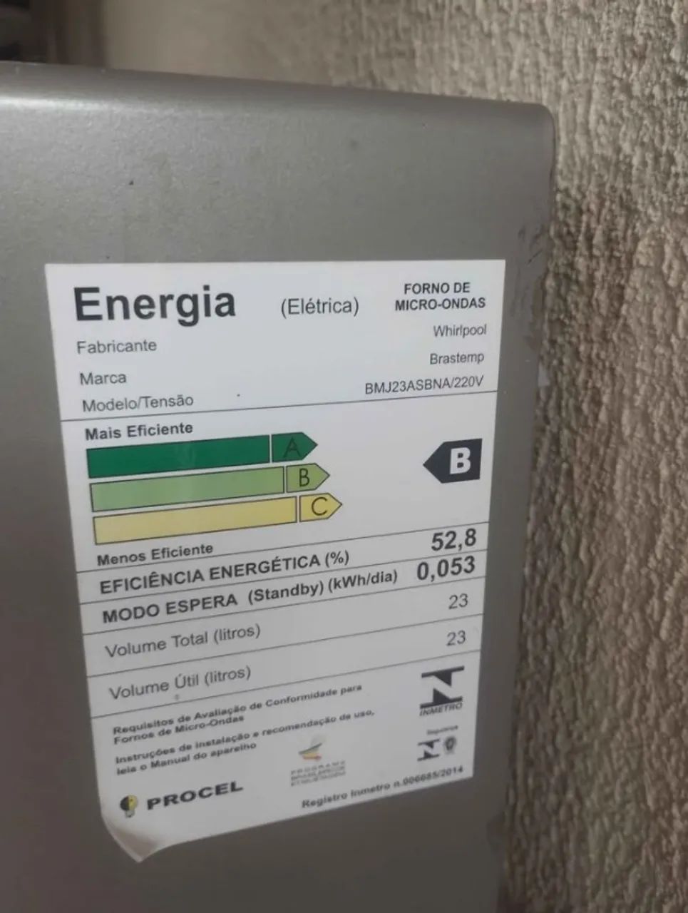 Microondas Brastemp ative 220v seminovo - Foto 3