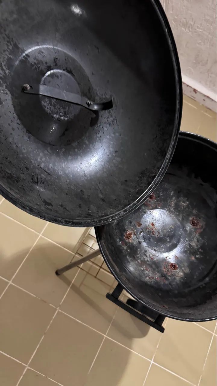 Churrasqueira esmaltada a bafo  - Foto 4