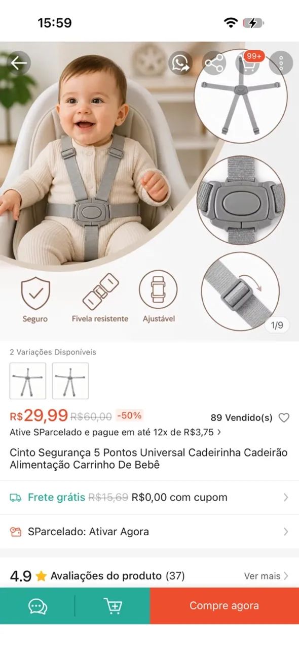 cadeira alimentação  - Foto 5