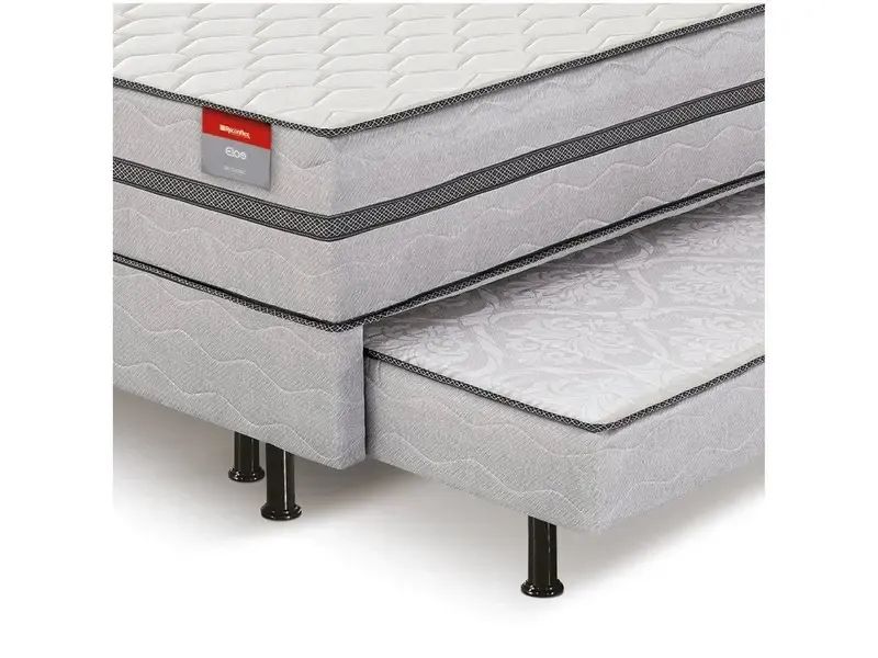 Cama Box Conjugada Solteiro Reconflex Espuma com Cama Auxiliar - Foto 5