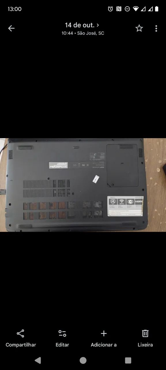 Notebook Acer Aspire 3 (modelo A315-33) - Foto 4