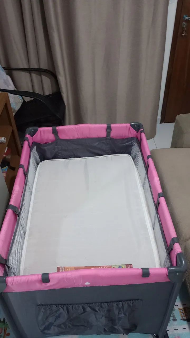 Cercado 2 em 1 para bebê menina - Foto 2
