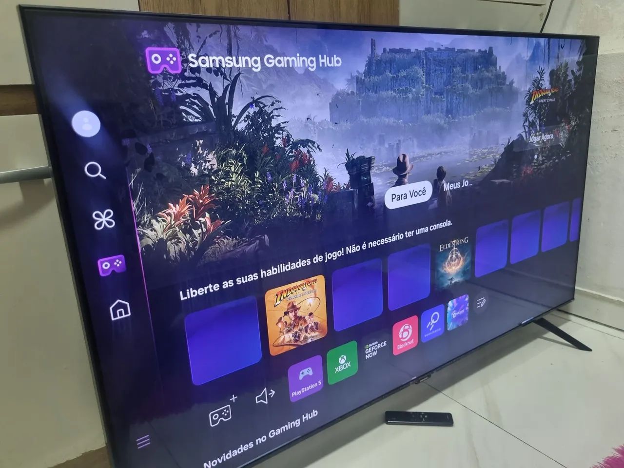 TELÃO SMART SAMSUNG 4K CRISTAL 55 POLEGADAS NOVA - Foto 2