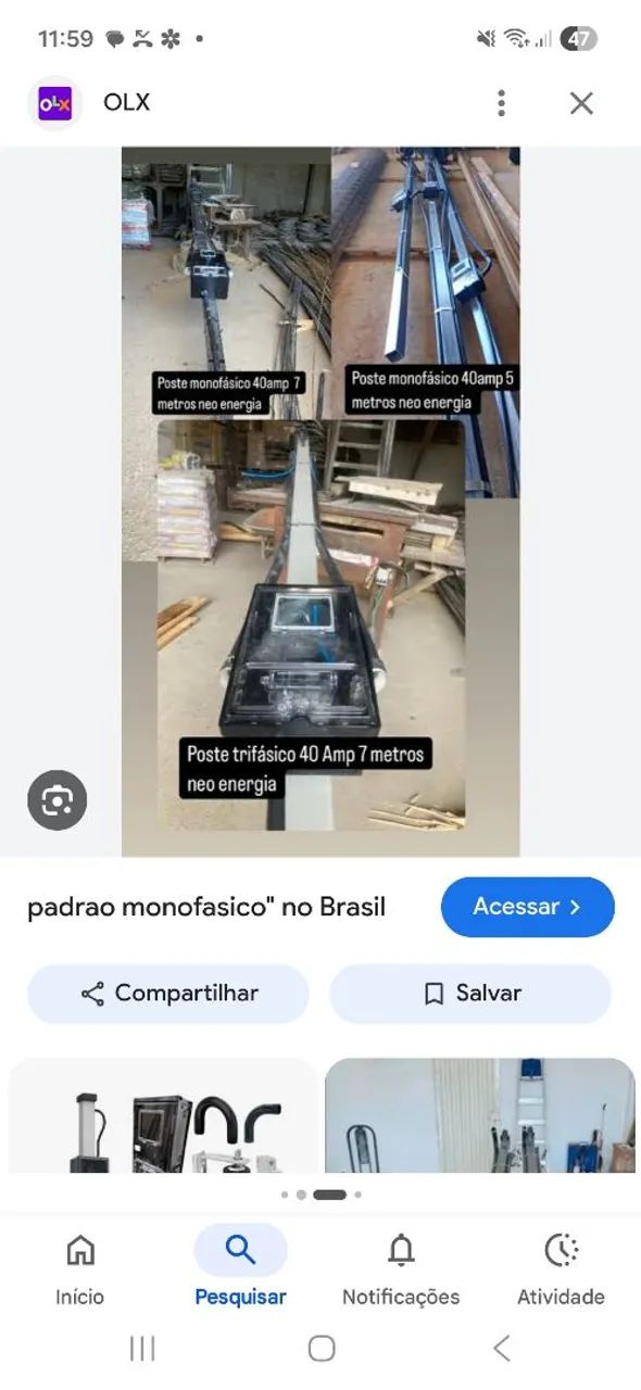 Padrão de energia 