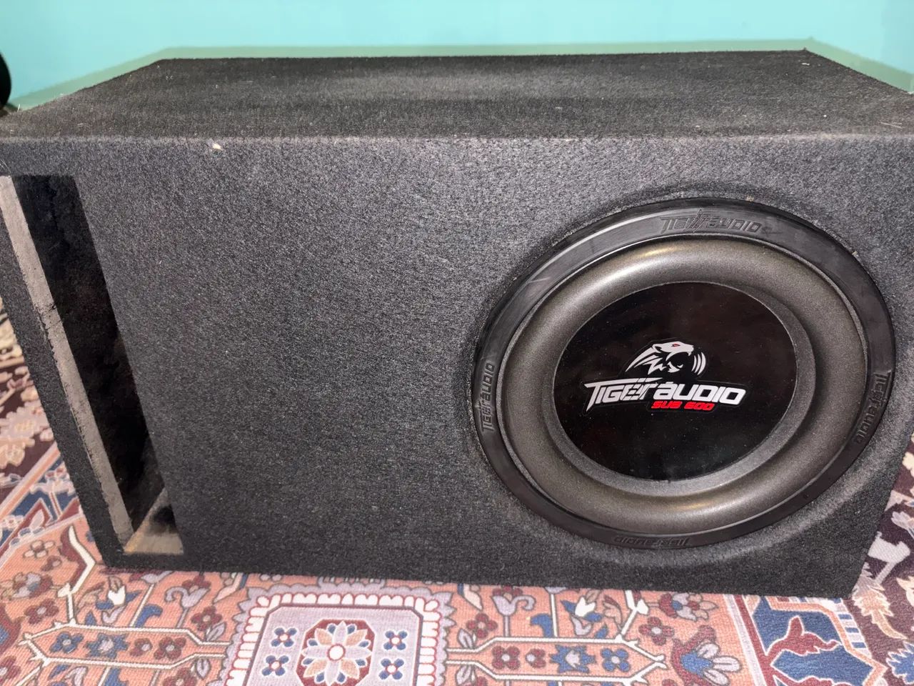 Caixa de grave com Tiger 600 rms 10 polegadas - Foto 2