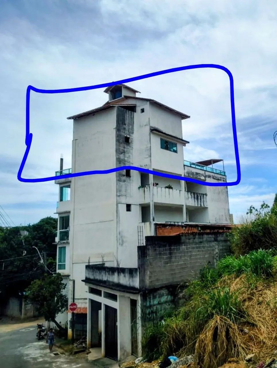 Cobertura sem elevador