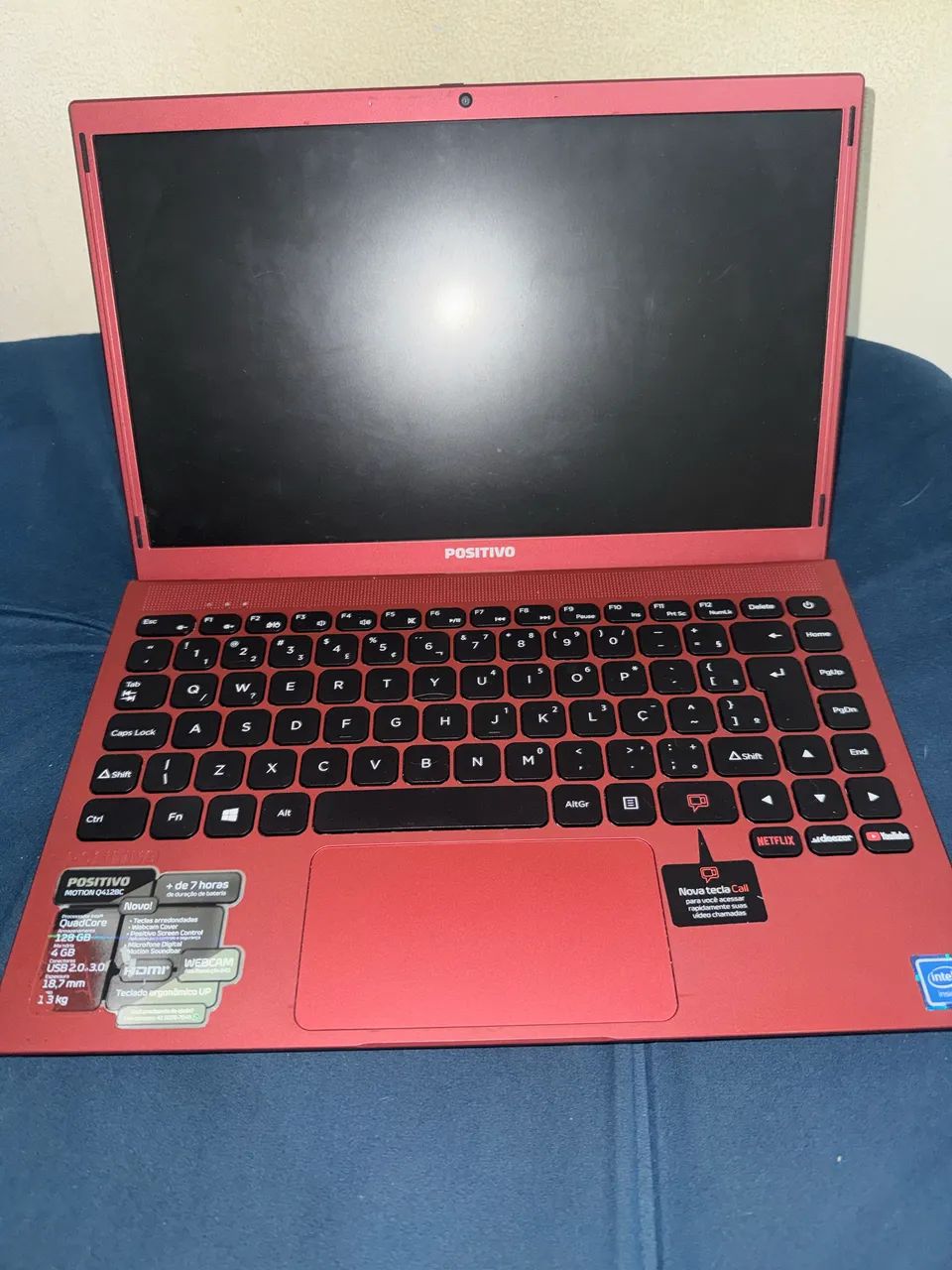 Notebook positivo vermelho Motion q4128C - Foto 3