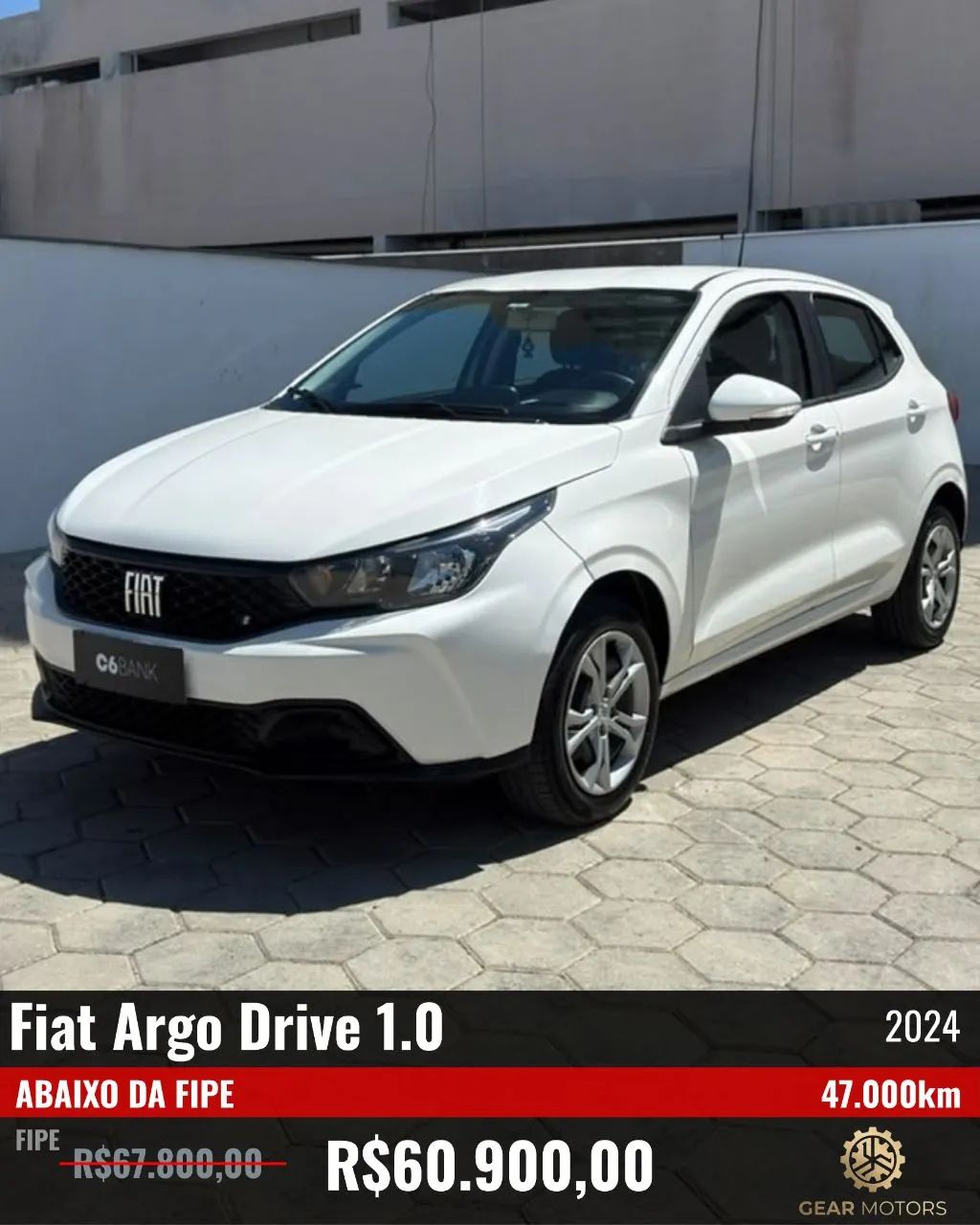 Fiat Argo Drive 1.0 6V Flex 2024
