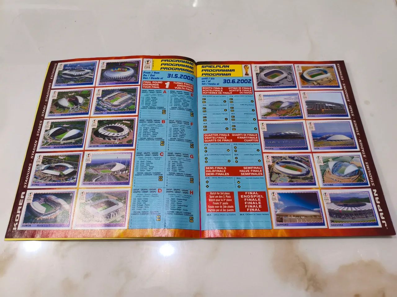 Album de figurinhas completo da copa do mundo de 2002 - Foto 3